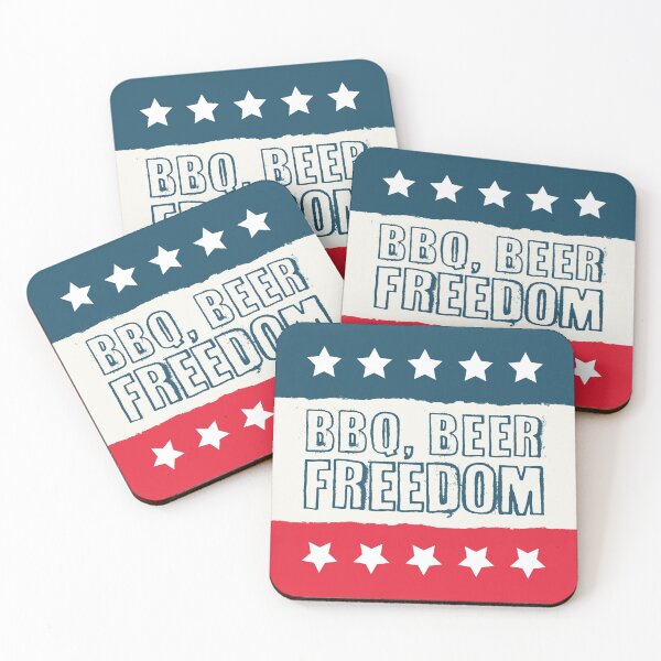 Item preview, BBQ, beer, freedom designed and sold by RAWWR.