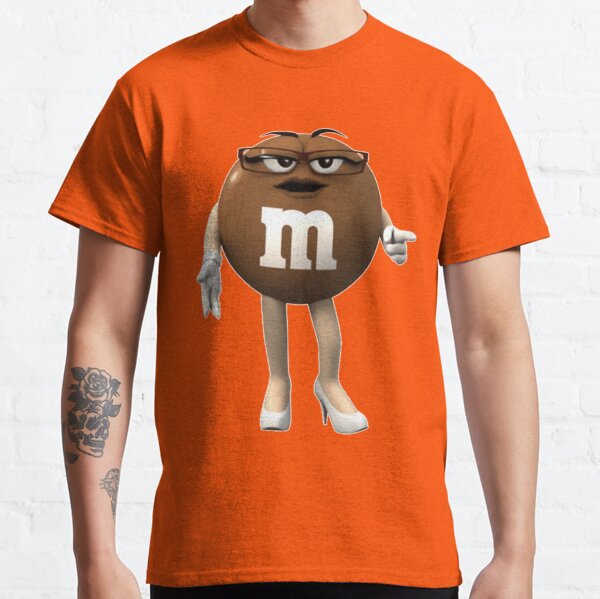 m & m's marron T-shirt classique