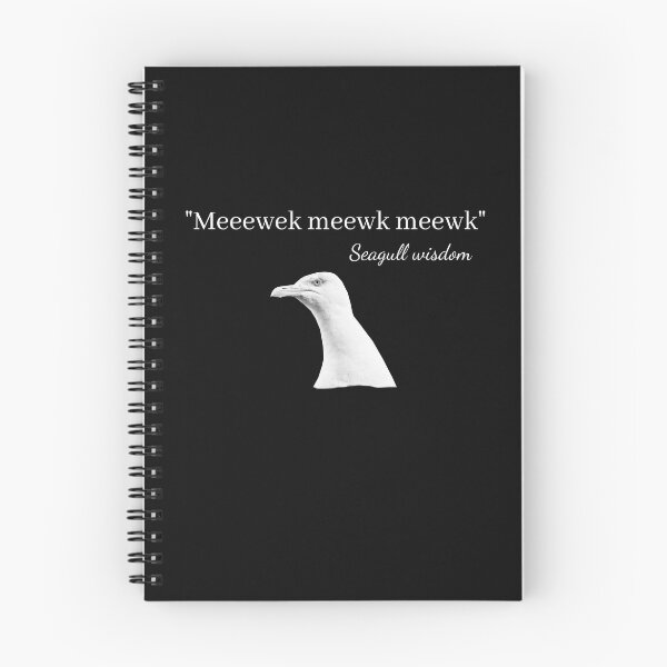 Item preview, Seagull wisdom quote designed and sold by Funtastic-GOODS.