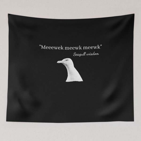 Item preview, Seagull wisdom quote designed and sold by Funtastic-GOODS.