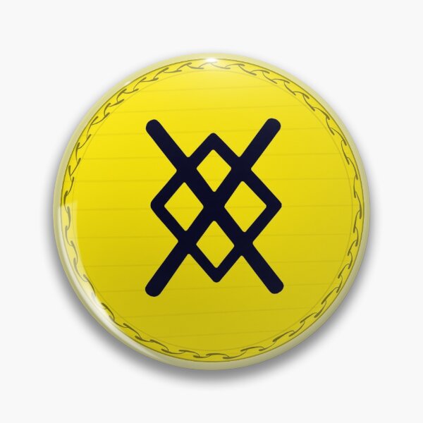Item preview, Midsommar Yellow Rune Emblem designed and sold by 24/7 Watcher.