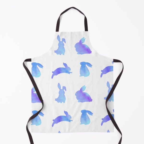 Item preview, Blue Watercolor Bunnies designed and sold by Hedda Young.