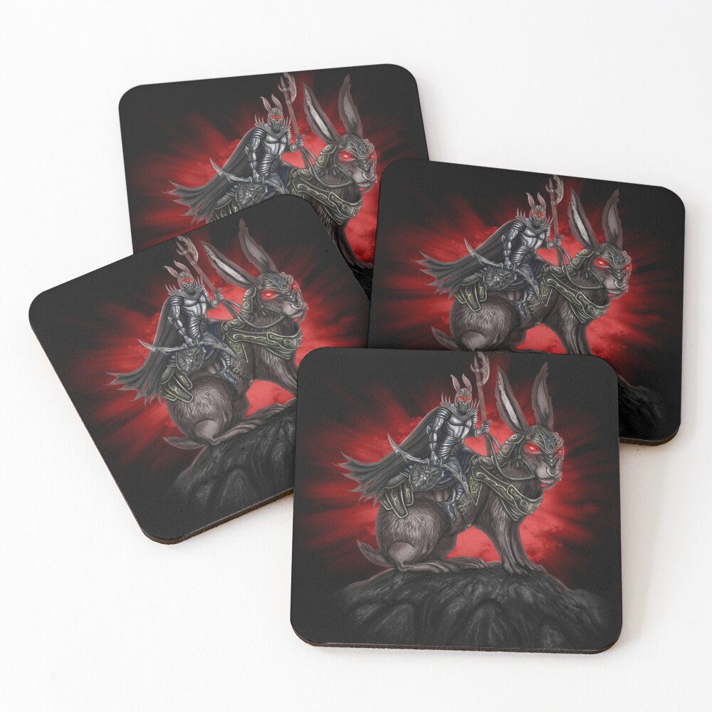 Item preview, Coasters (Set of 4) designed and sold by CrazyRabbitTF.