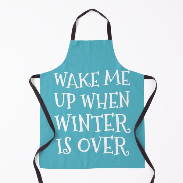 Item preview, Wake me Up When Winter is Over in Blue and White designed and sold by neopop.