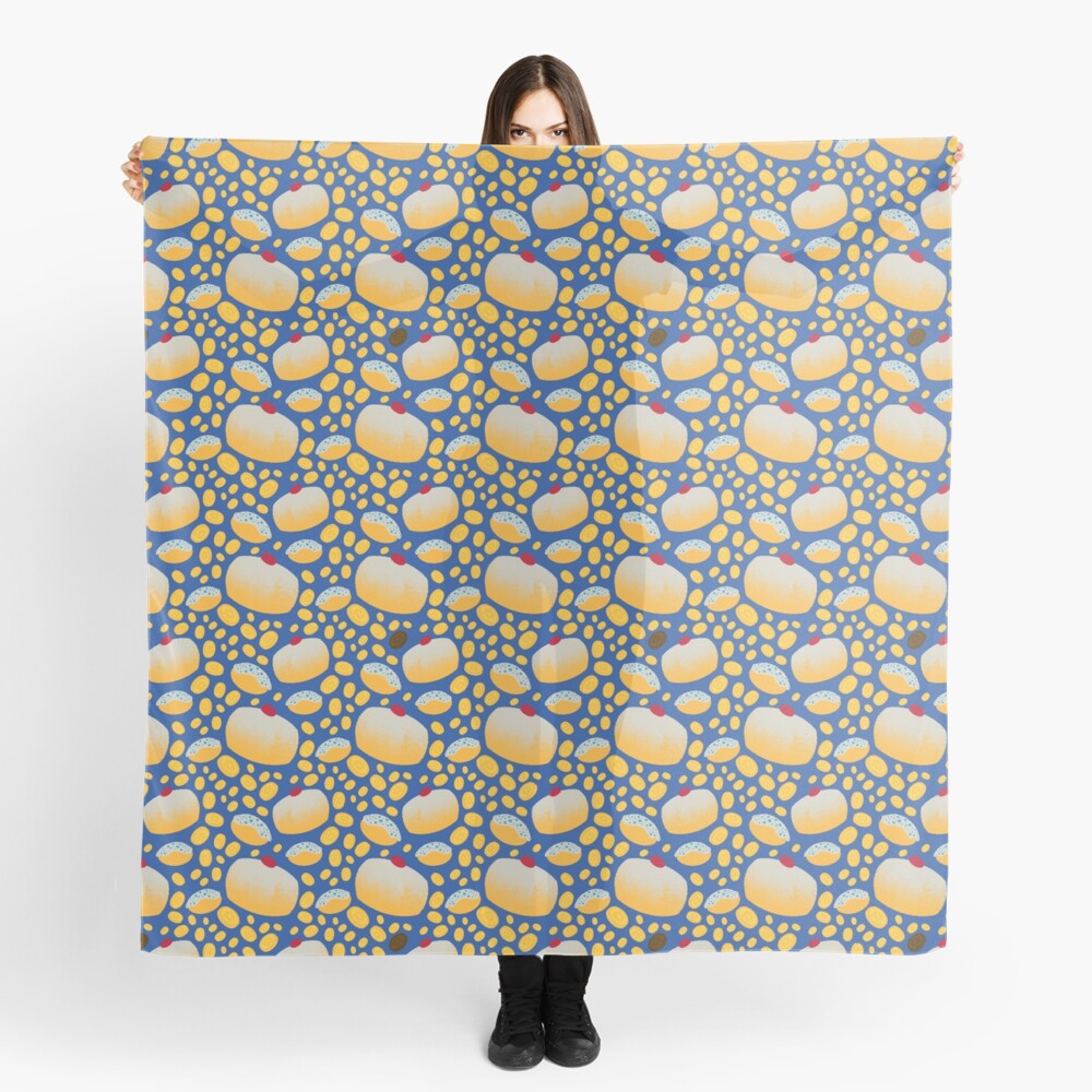 Happy Hanukkah-Pastries Scarf