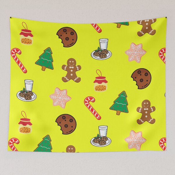 Item preview, eating Christmas cookies for two designed and sold by Zaibo.