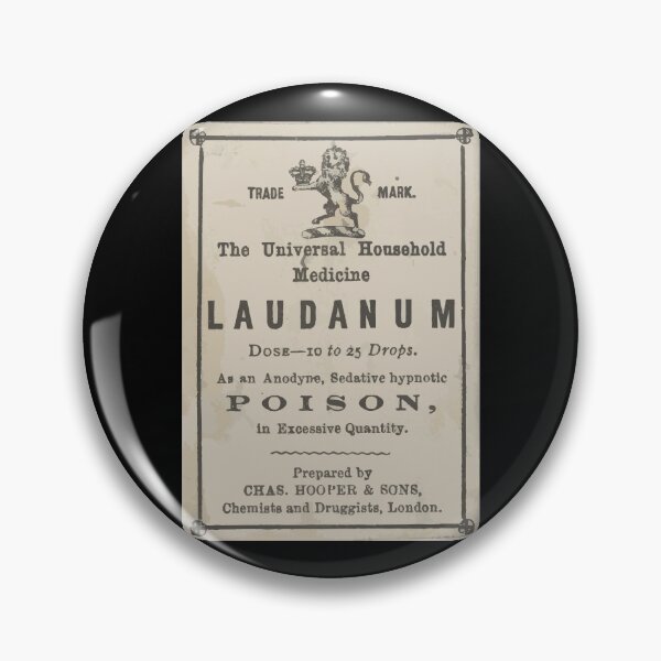 Aperçu de l'œuvre Étiquette victorienne de l'apothicaire de la pharmacie Laudanum créée et vendue par TheSimpleMan.