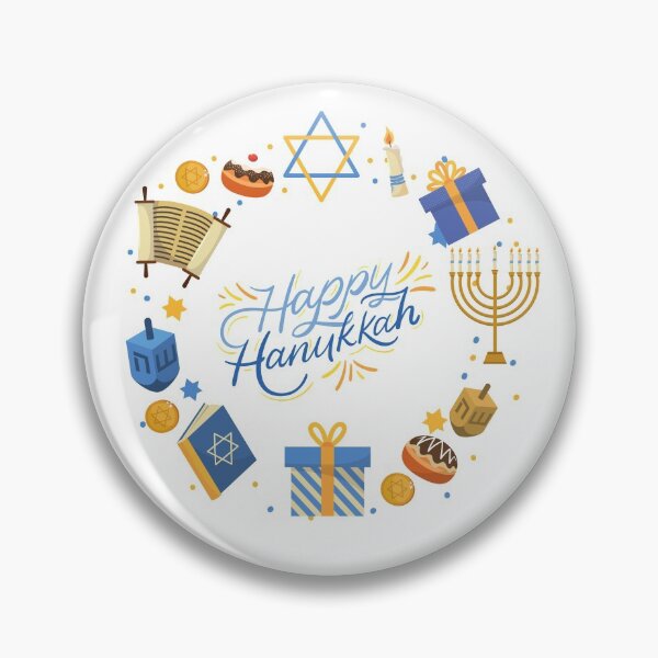 Item preview, Happy Hanukkah-White Background designed and sold by Trendi61.