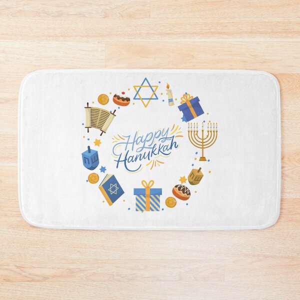 Item preview, Happy Hanukkah-White Background  designed and sold by Trendi61.