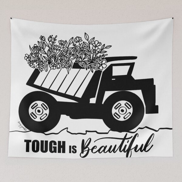 Item preview, Tough is Beautiful designed and sold by Amy Jane Garbutt.