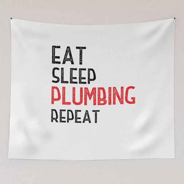 Item preview, Eat Sleep Plumbing Repeat  designed and sold by Worranarin.