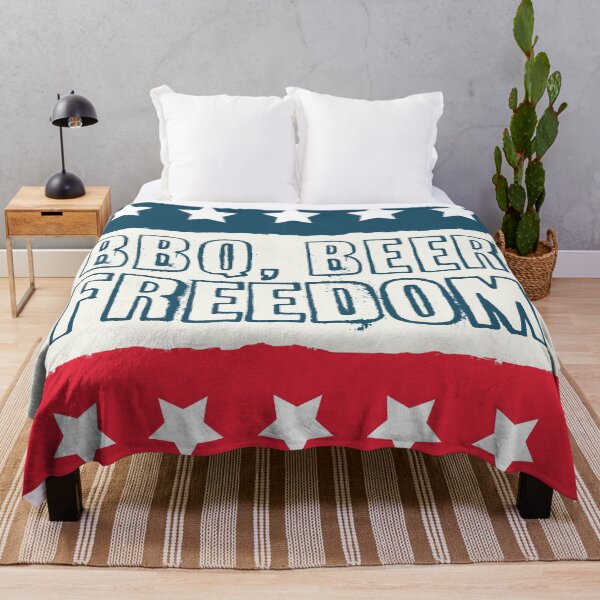 Item preview, BBQ, beer, freedom designed and sold by RAWWR.