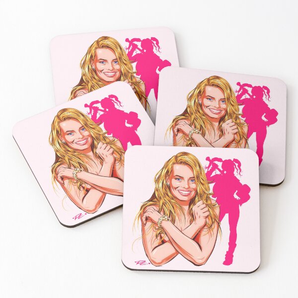 Item preview, Margot Robbie - An illustration by Paul Cemmick designed and sold by TIGERDAVER.