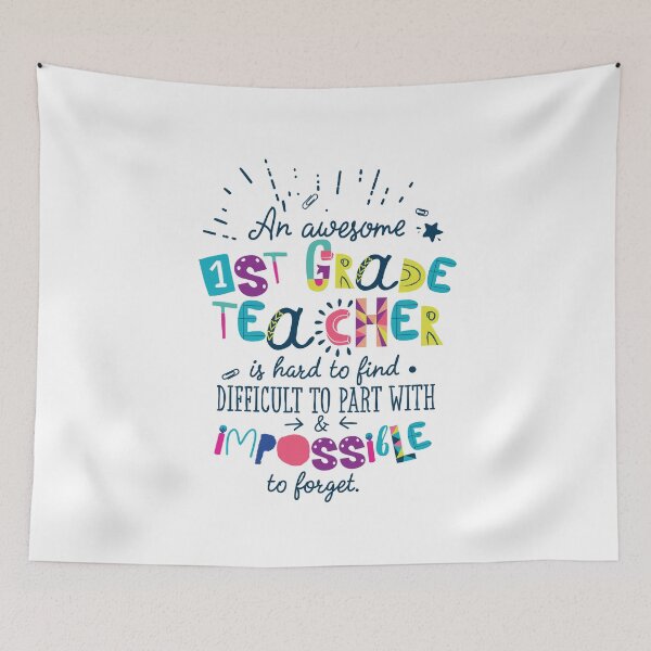 Item preview, An Awesome 1st Grade Teacher Gift Idea - Impossible to forget designed and sold by betternotes.