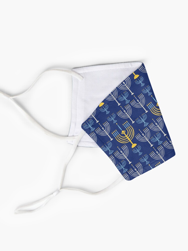 Alternate view of Happy Hanukkah-Menorah Mask
