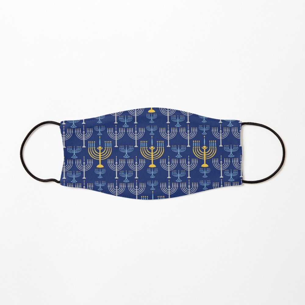 Happy Hanukkah-Menorah Mask