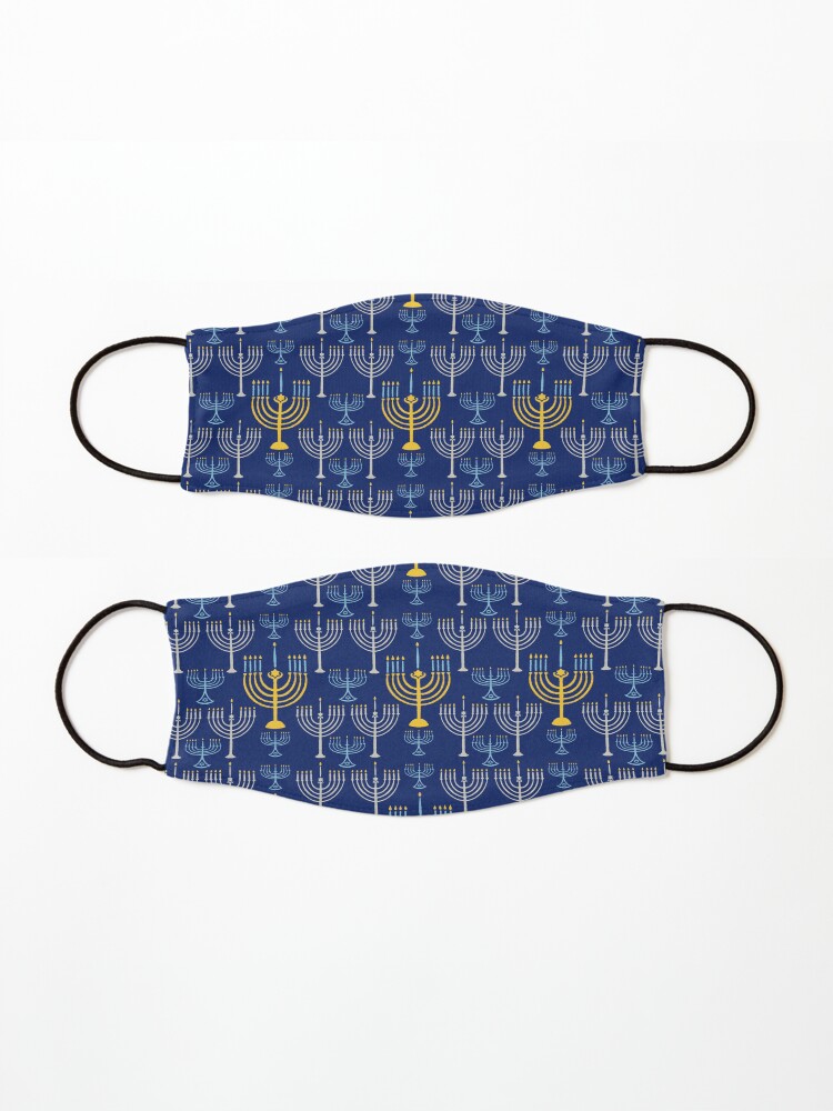 Alternate view of Happy Hanukkah-Menorah Mask