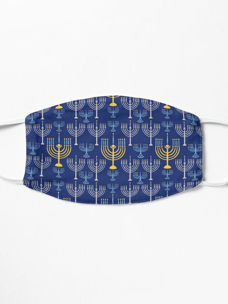Alternate view of Happy Hanukkah-Menorah Mask