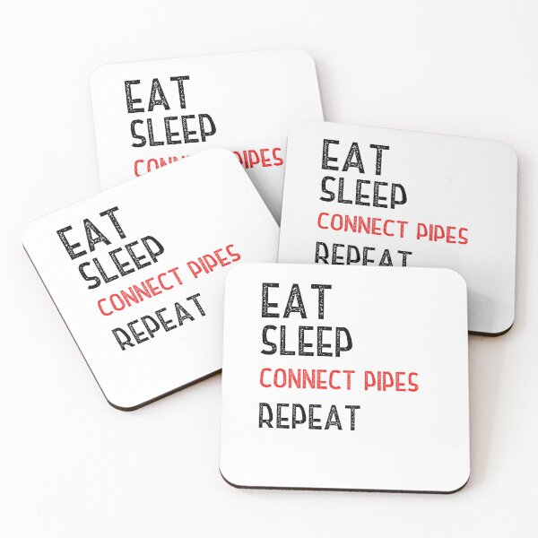 Item preview, Eat Sleep Connect Pipes Repeat designed and sold by Worranarin.