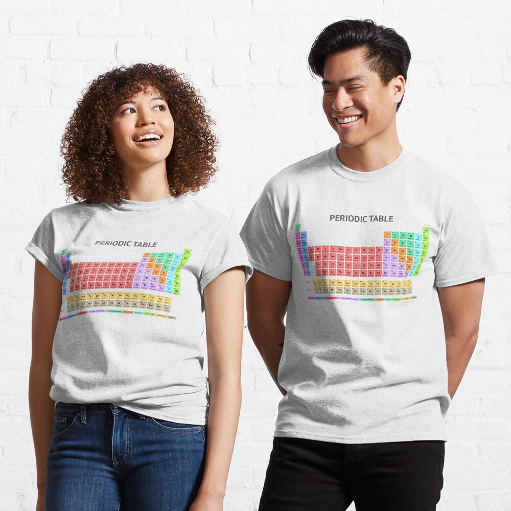 Periodic Table T-shirt (Light) Classic T-Shirt