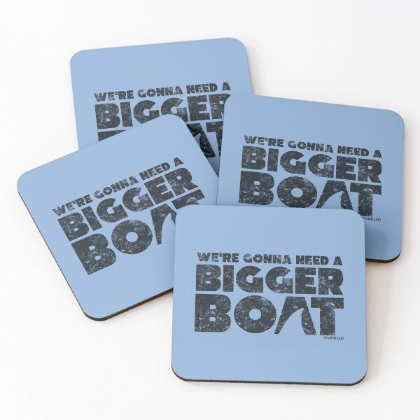 Item preview, Jaws movie bigger boat quote. Birthday party gifts. Officially licensed merch. designed and sold by chrlalexandru.