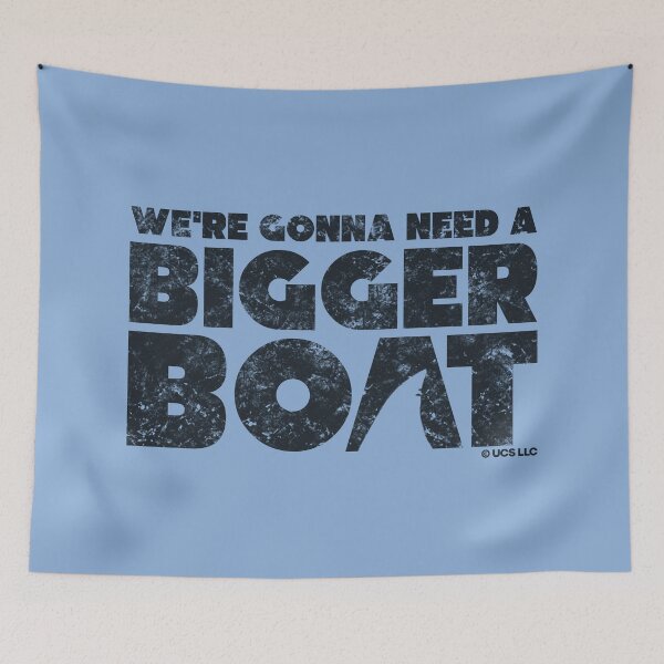 Item preview, Jaws movie bigger boat quote. Birthday party gifts. Officially licensed merch. designed and sold by chrlalexandru.