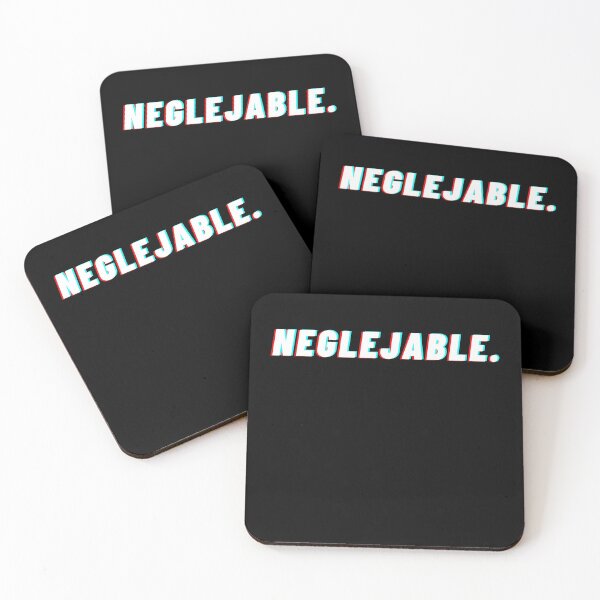 Item preview, Neglejable - negligible ? quote designed and sold by Akazox.