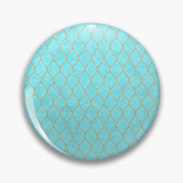 Item preview, Moroccan Quatrefoil in Aqua designed and sold by ReesDesigns.