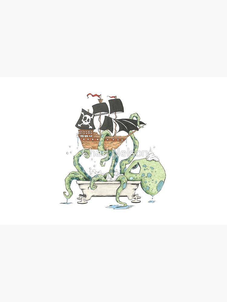 Kraken in the Tub by handclones