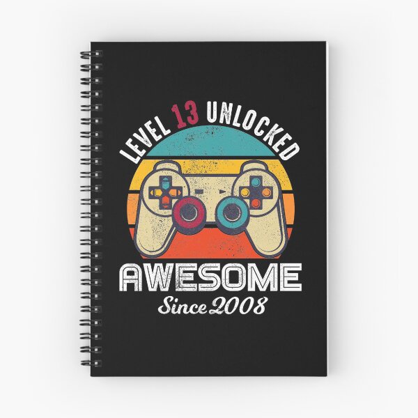 Item preview, Level 13 Unlocked Birthday Awesome Since 2008 designed and sold by RandomStuffShop.