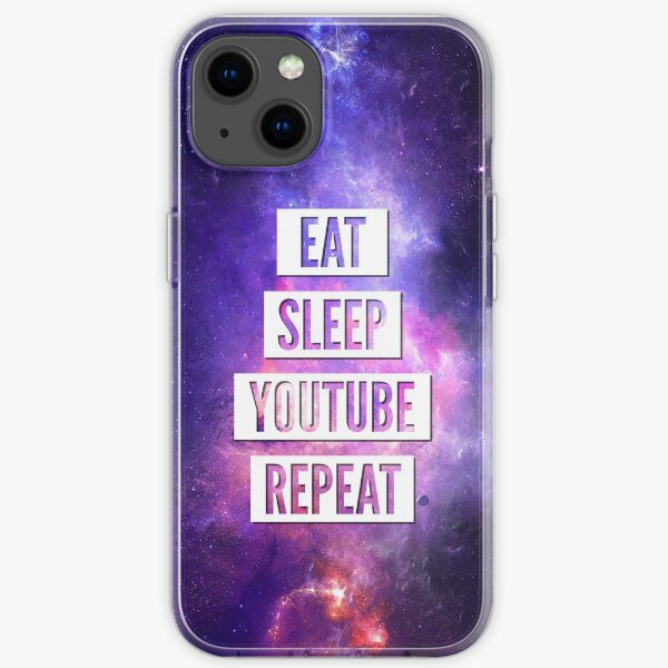 Eat Sleep YouTube Repeat iPhone Soft Case