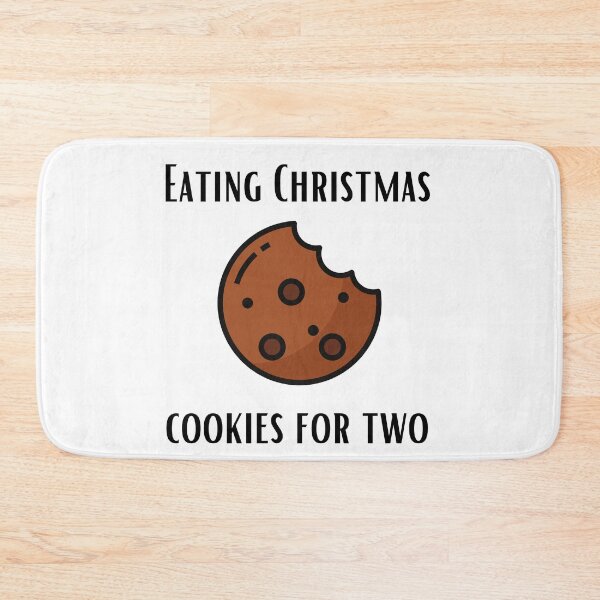Item preview, eating Christmas cookies for two designed and sold by Zaibo.