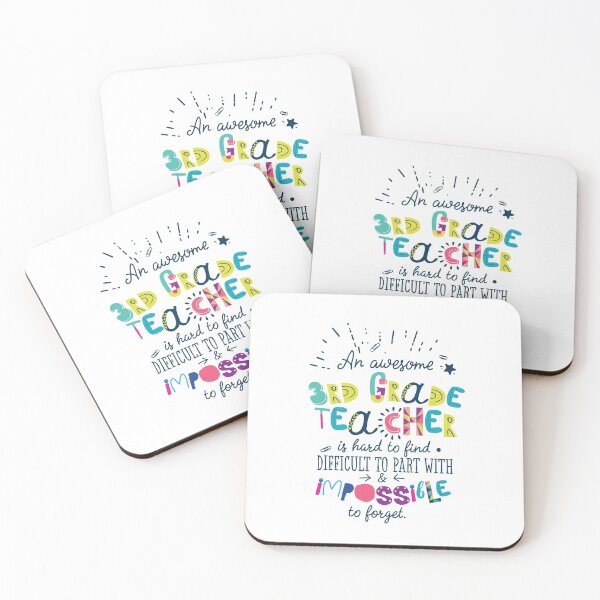 Item preview, An Awesome 3rd Grade Teacher Gift Idea - Impossible to forget designed and sold by betternotes.