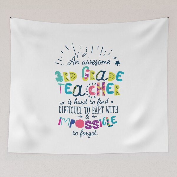 Item preview, An Awesome 3rd Grade Teacher Gift Idea - Impossible to forget designed and sold by betternotes.