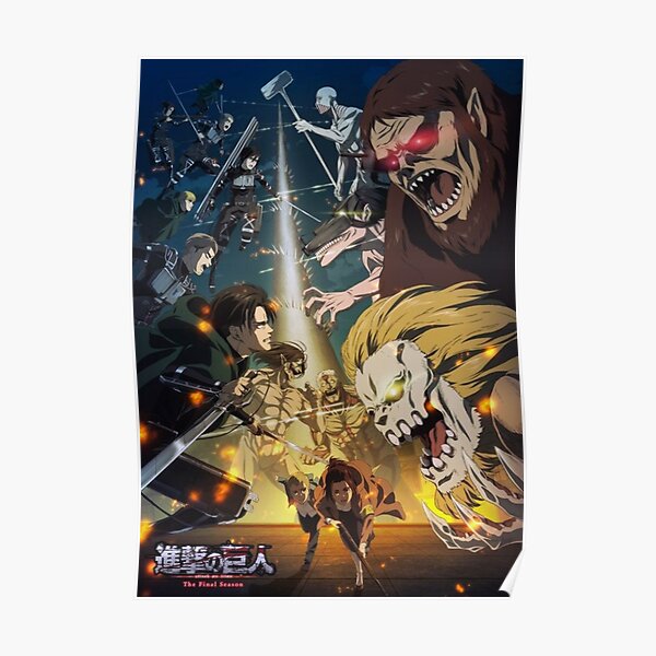 Aot Season 4 Posters | Redbubble