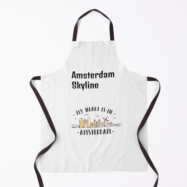Item preview, White Amsterdam Skyline designed and sold by DamaliePierre.