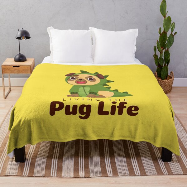 Artikelvorschau, Living The Pug Life Gift entworfen und verkauft von Checivinicius.