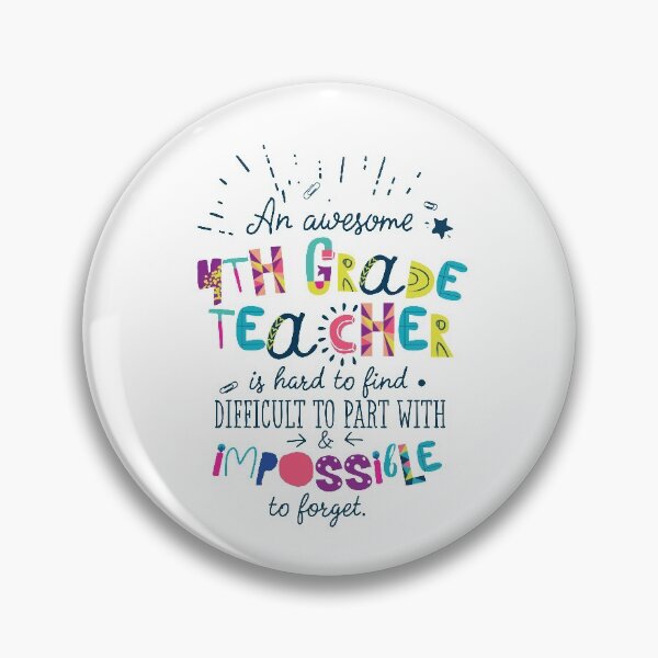 Artikelvorschau, An Awesome 4th Grade Teacher Gift Idea - Impossible to forget entworfen und verkauft von betternotes.