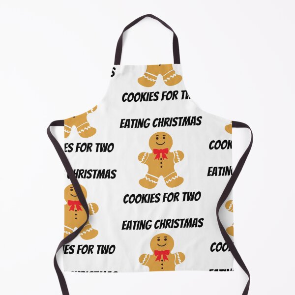 Item preview, eating Christmas cookies for two designed and sold by Zaibo.