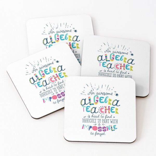 Item preview, An Awesome Algebra Teacher Gift Idea - Impossible to forget designed and sold by betternotes.