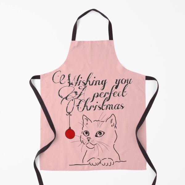 Item preview, minimalisme cat wishing you a perfect christmas designed and sold by Achmarry.