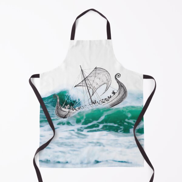 Item preview, Viking Ship in a Storm designed and sold by gonesketching.