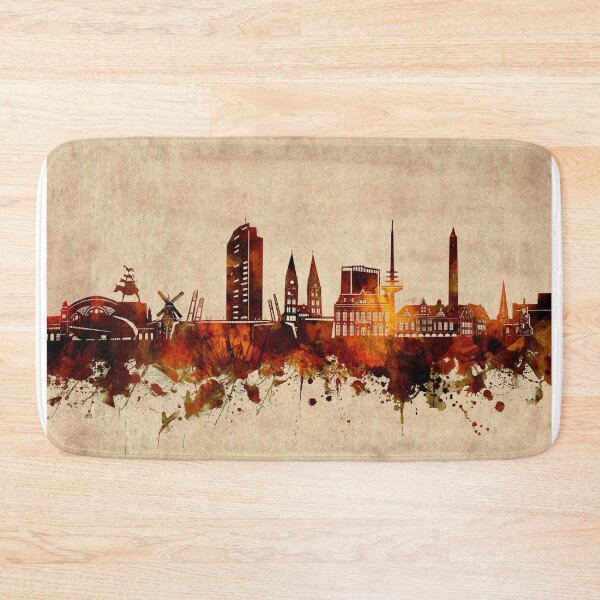 Item preview, bremen skyline vintage designed and sold by BekimART2.