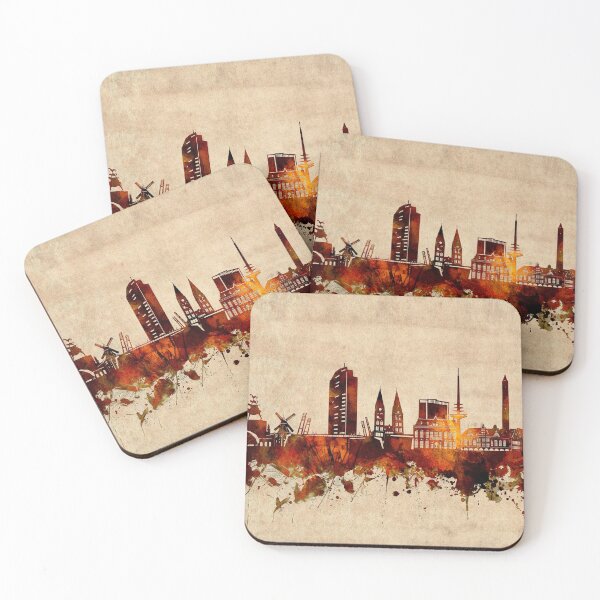 Item preview, bremen skyline vintage designed and sold by BekimART2.