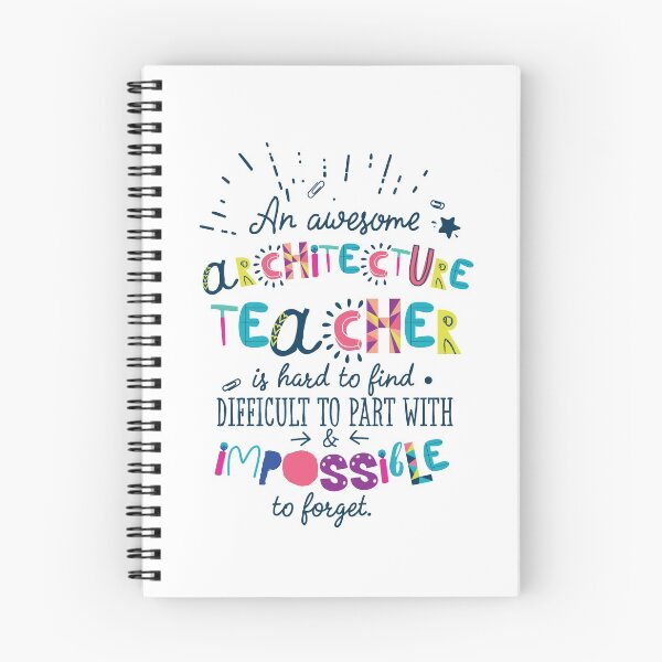 Item preview, An Awesome Architecture Teacher Gift Idea - Impossible to forget designed and sold by betternotes.