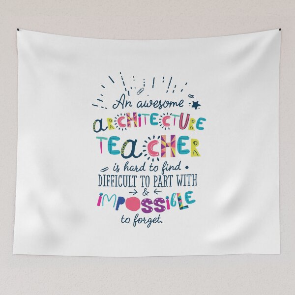 Artikelvorschau, An Awesome Architecture Teacher Gift Idea - Impossible to forget entworfen und verkauft von betternotes.