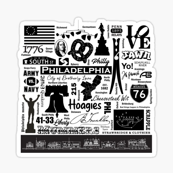 City of brotherly love: Jersey City USA' Sticker