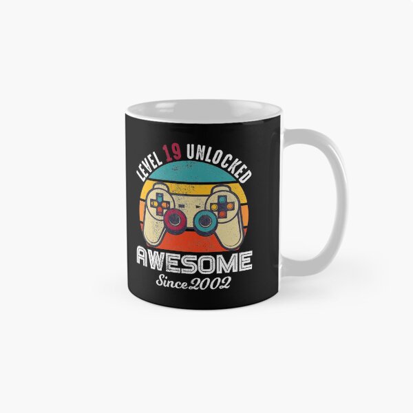 Item preview, Level 19 Unlocked Birthday Awesome Since 2002 designed and sold by RandomStuffShop.