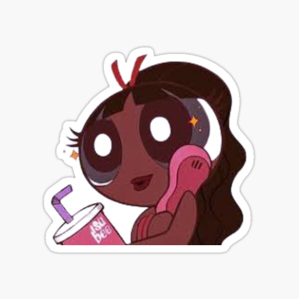 Black Powerpuff Girl Stickers Redbubble