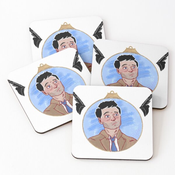 Item preview, Castiel Christmas Design (Supernatural) designed and sold by MishaMakesArt.